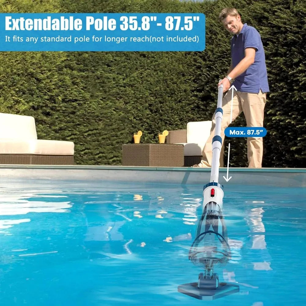 Pool Vacuum (Updated Model): Above Ground, 1H Run, Telescopic Pole