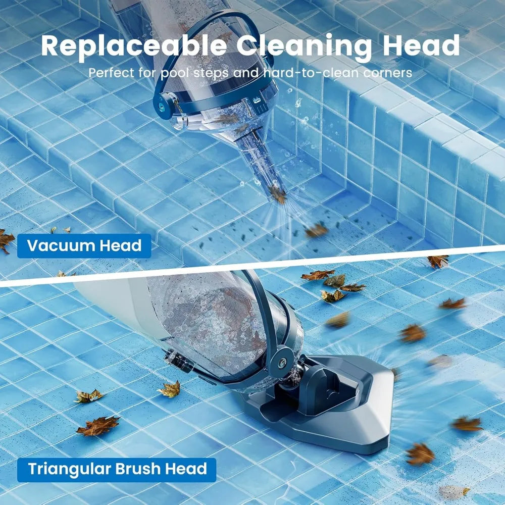 Pool Vacuum (Updated Model): Above Ground, 1H Run, Telescopic Pole