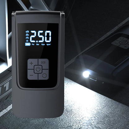 Digital Air Pump 150PSI: Portable Wireless Car Tire Inflator