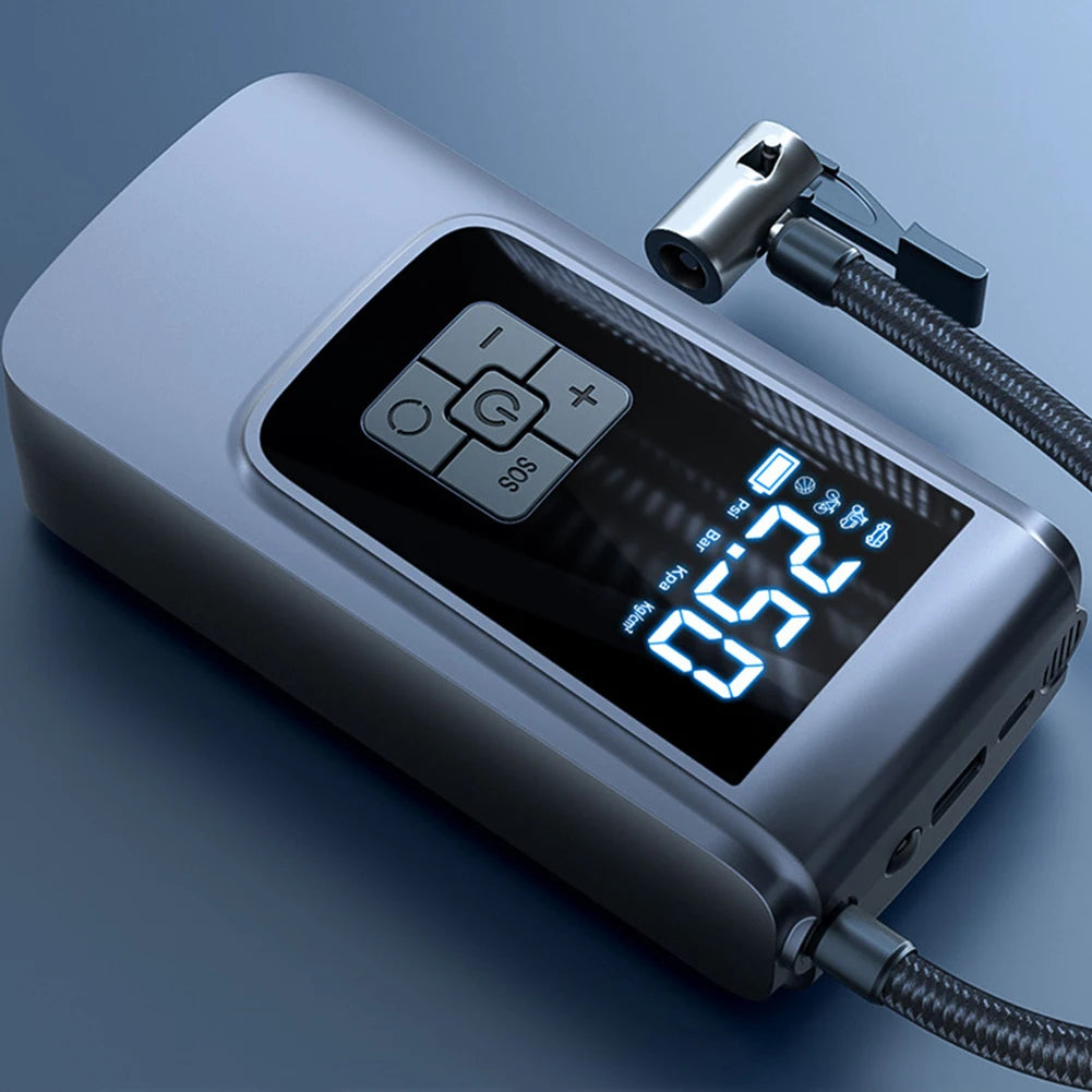 Digital Air Pump 150PSI: Portable Wireless Car Tire Inflator