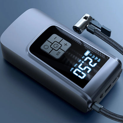 Digital Air Pump 150PSI: Portable Wireless Car Tire Inflator